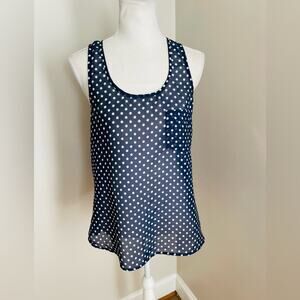 Charming Charlie Polka Dot Blouse